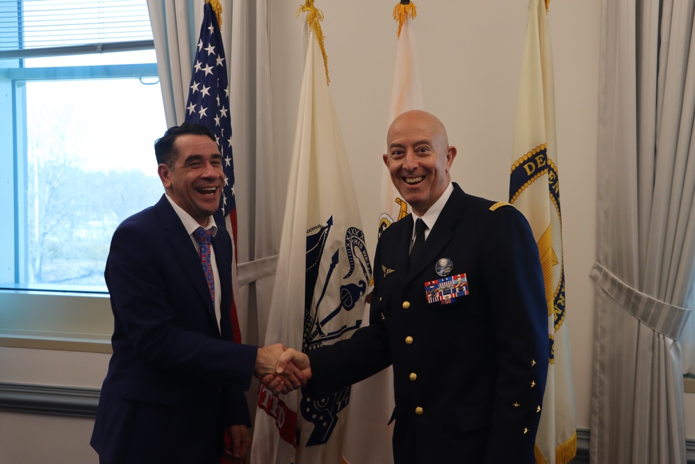 US Army CIO Leo Garciga and NATO SACT Lavigne