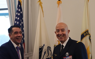 US Army CIO Leo Garciga and NATO SACT Lavigne