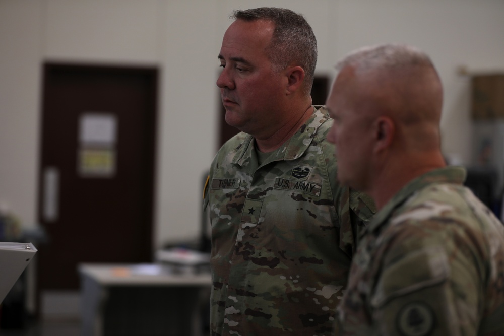 Brig. General Steven Turner visits Ft. Cavazos to validate training done at XCTC