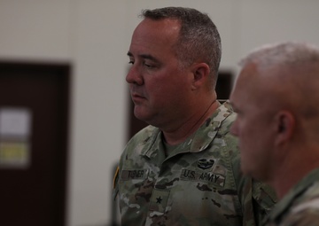 Brig. General Steven Turner visits Ft. Cavazos to validate training done at XCTC