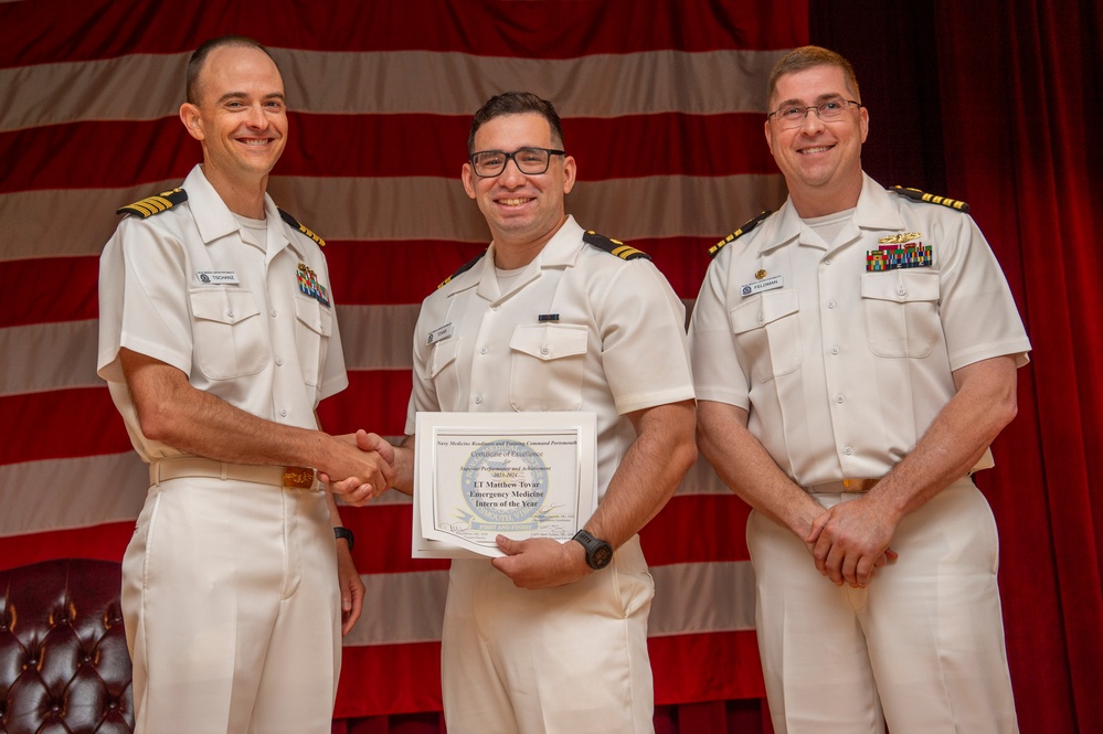 Naval Medical Center Portsmouth (NMCP) holds an Intern Graduation Award Ceremony