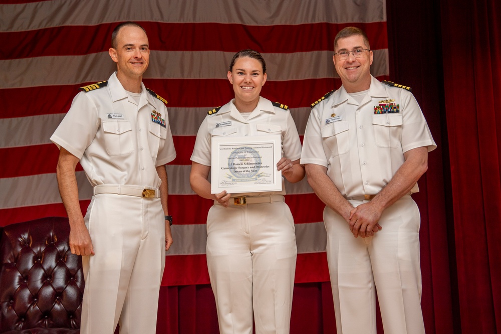 Naval Medical Center Portsmouth (NMCP) holds an Intern Graduation Award Ceremony