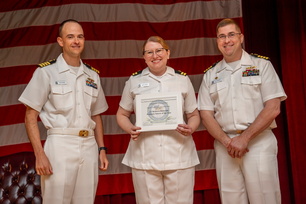 Naval Medical Center Portsmouth (NMCP) holds an Intern Graduation Award Ceremony