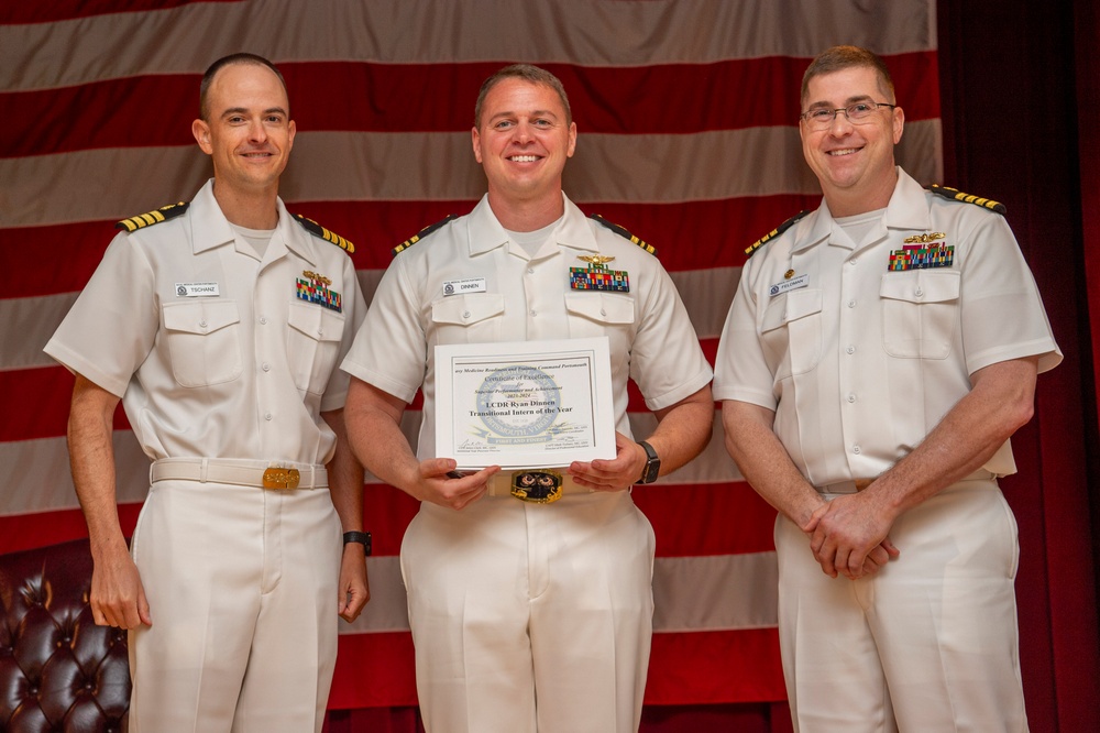 Naval Medical Center Portsmouth (NMCP) holds an Intern Graduation Award Ceremony