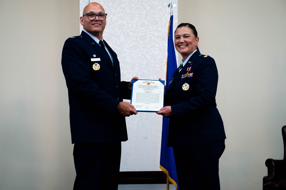 375th Force Support Squadron Change of Command