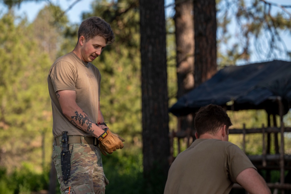 Pre-Team 25-05 conduct fire craft