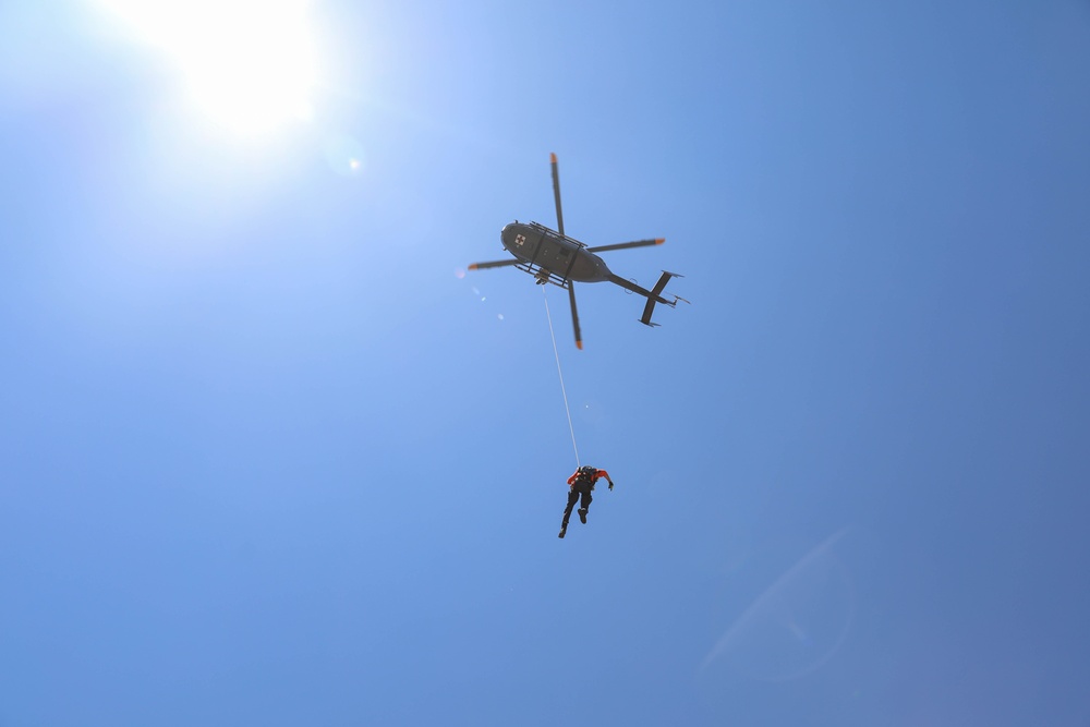 Hoist Training with the Conway Fire Department