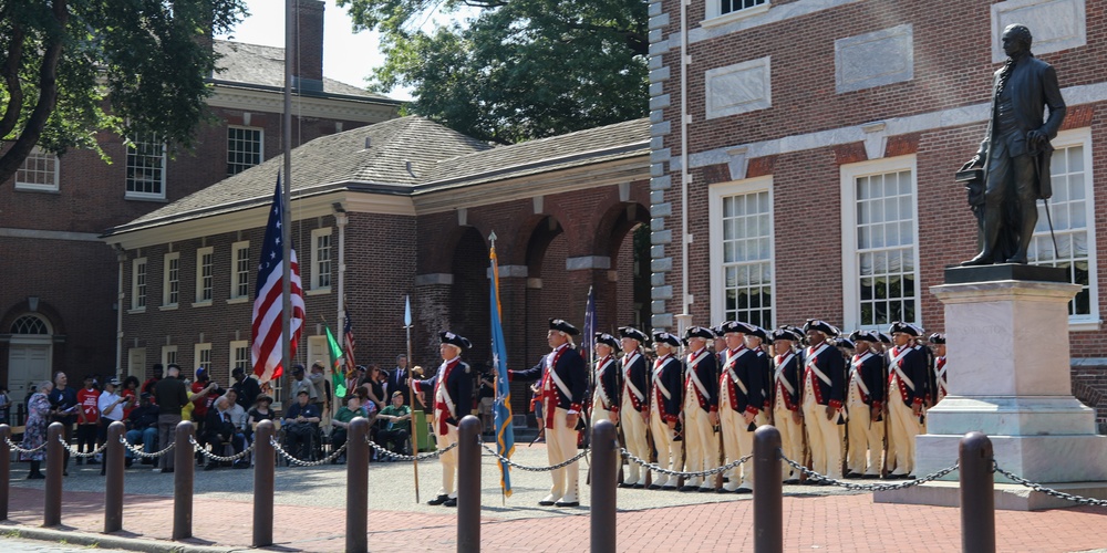 Army Reserve leader celebrates Flag Day, Army Birthday in Philadelphia