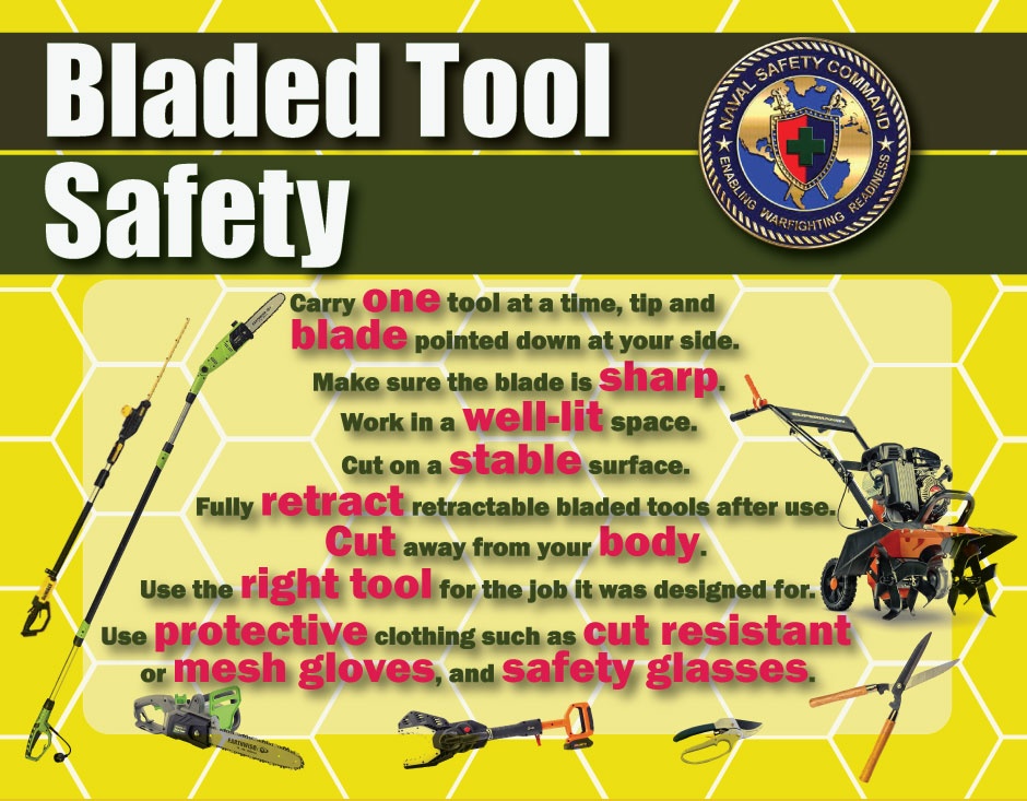 Bladed Tool Safety- 101 Critical Days of Summer Safety