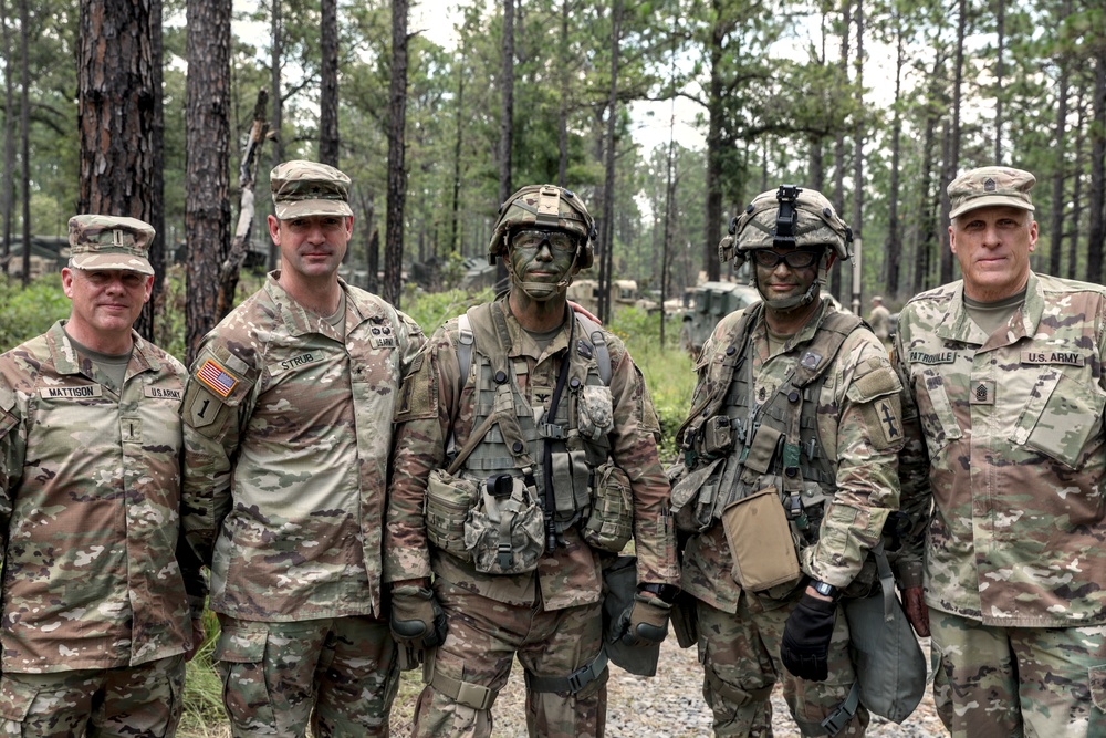 Wisconsin National Guard Leadership Visits Soldiers at JRTC Training in Louisiana