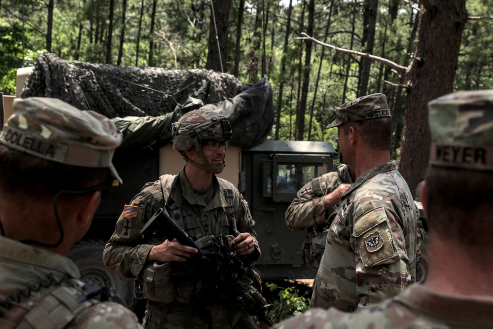 Wisconsin National Guard Leadership Visits Soldiers at JRTC Training in Louisiana