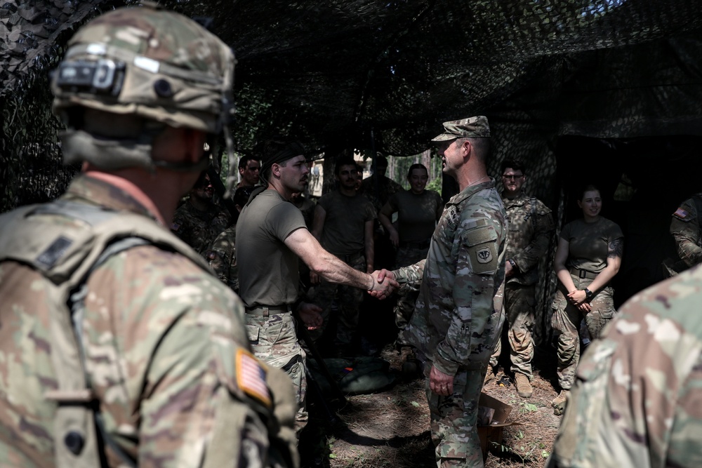 Wisconsin National Guard Leadership Visits Soldiers at JRTC Training in Louisiana