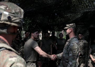 Wisconsin National Guard Leadership Visits Soldiers at JRTC Training in Louisiana