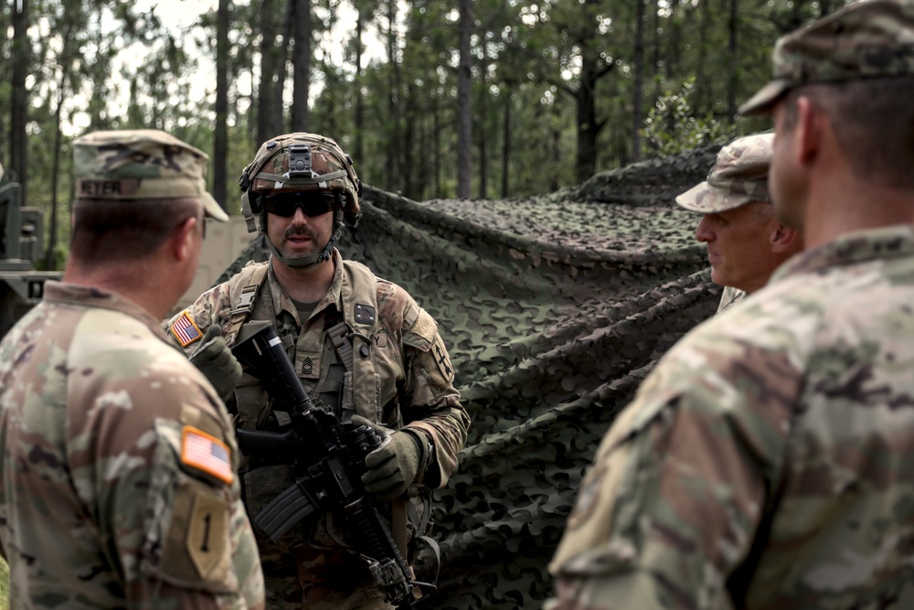 Wisconsin National Guard Leadership Visits Soldiers at JRTC Training in Louisiana