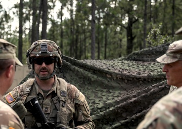 Wisconsin National Guard Leadership Visits Soldiers at JRTC Training in Louisiana