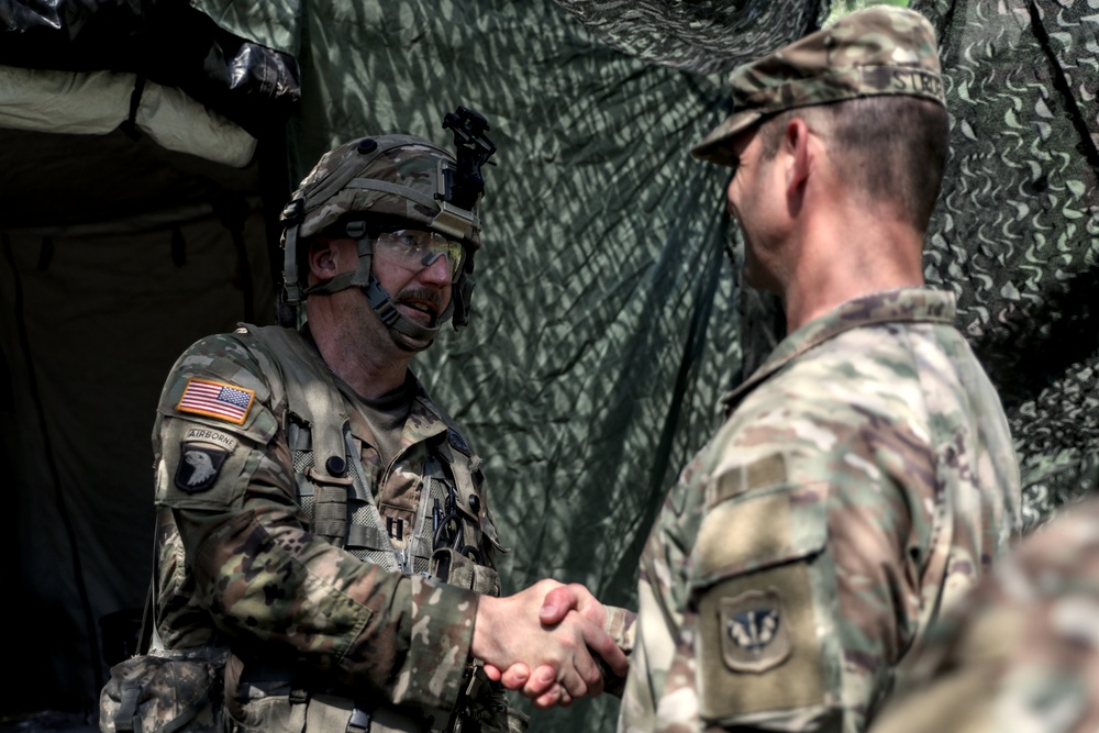 Wisconsin National Guard Leadership Visits Soldiers at JRTC Training in Louisiana