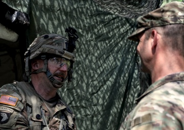 Wisconsin National Guard Leadership Visits Soldiers at JRTC Training in Louisiana