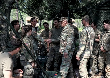 Wisconsin National Guard Leadership Visits Soldiers at JRTC Training in Louisiana