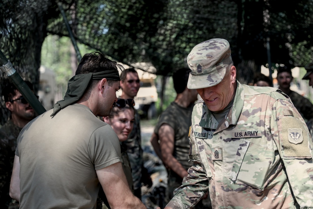 Wisconsin National Guard Leadership Visits Soldiers at JRTC Training in Louisiana