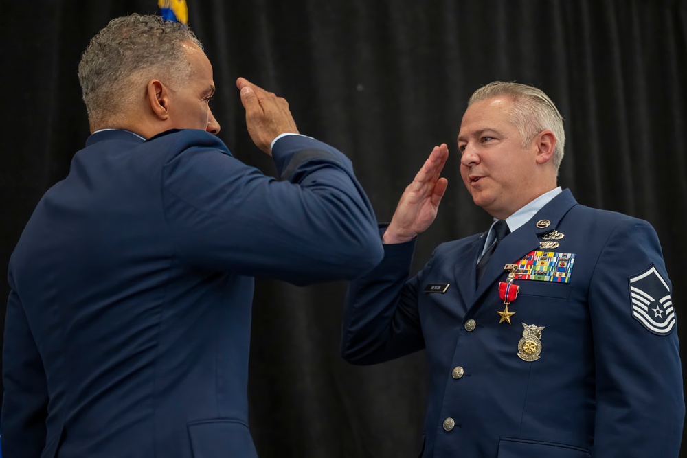 130th Airlift Wing Guardsman Honored with Bronze Star Medal