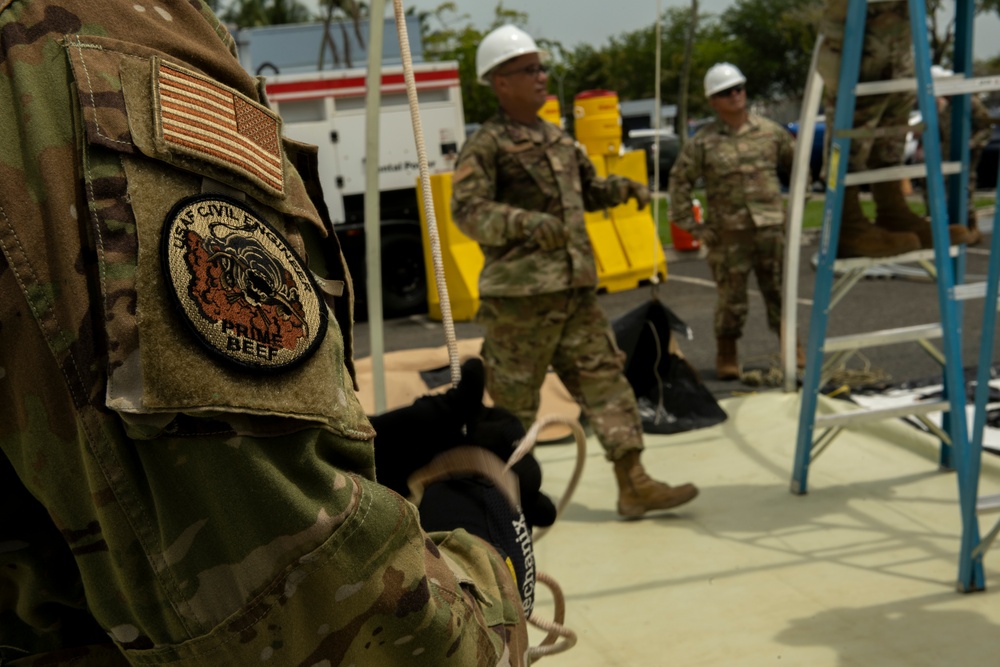 156th Civil Engineer Squadron Prime BEEF Day Exercise 2024