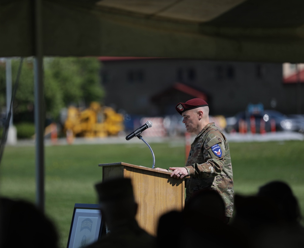 725th Brigade Support Battalion Change of Command Ceremony