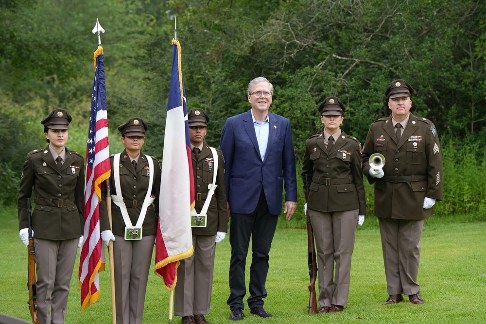 George H.W. Bush's 100th Birthday Wreath Laying Ceremony