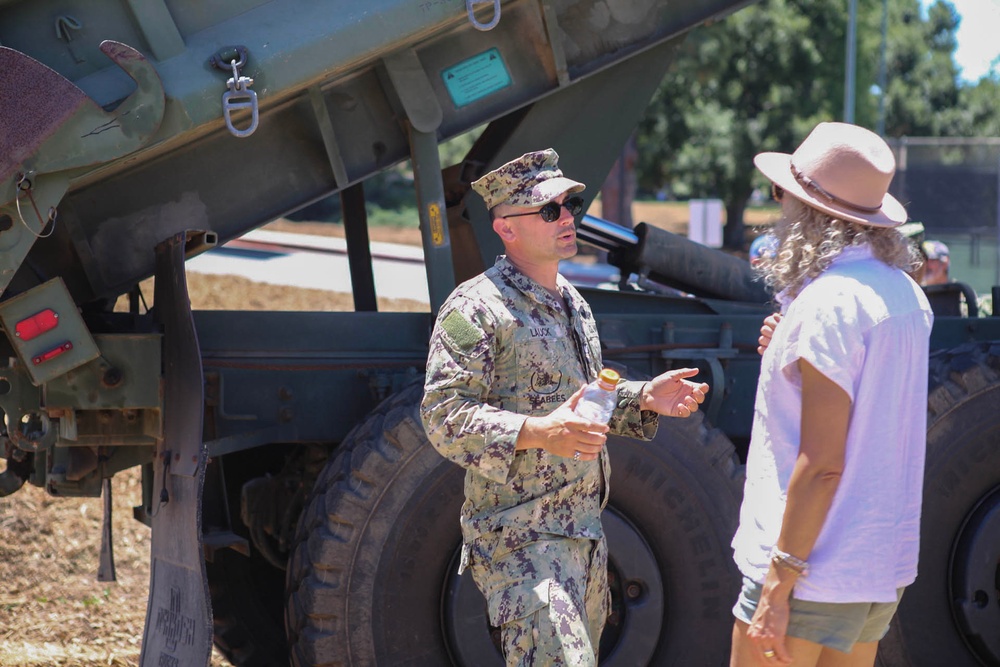 NMCB 25 Participates in 2024 Conejo Valley Touch a Truck