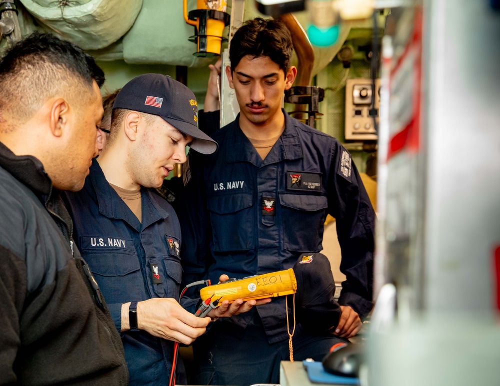 USS Alexandria Sailors