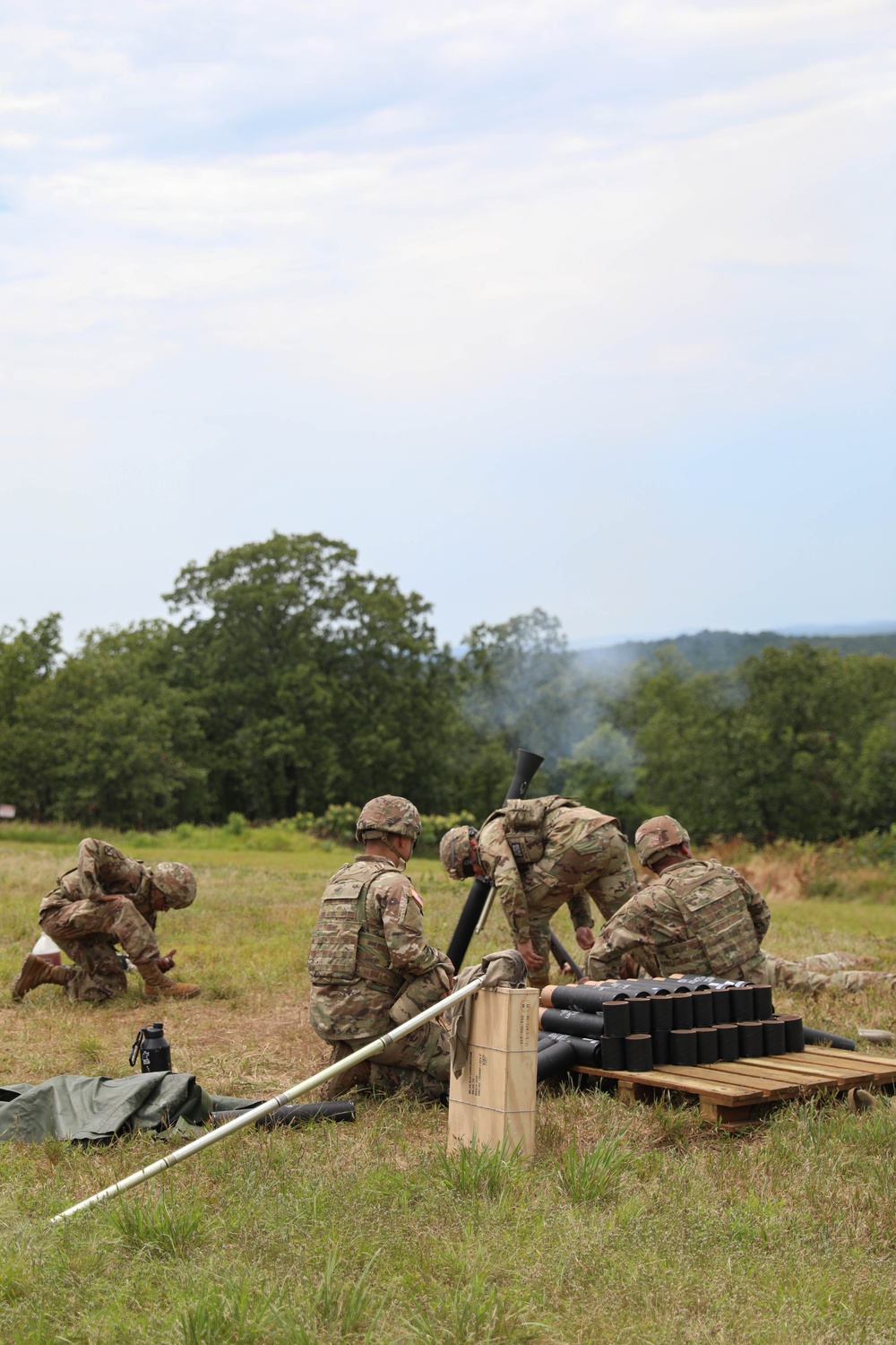 Mortar Events Throughout Annual Training 2024