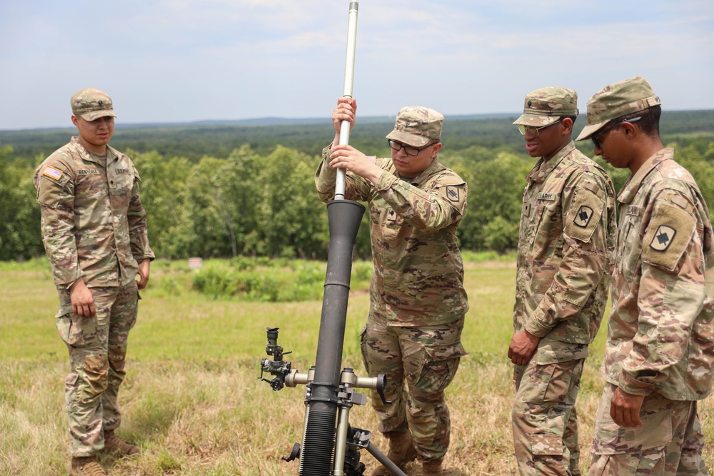 Mortar Events Throughout Annual Training 2024