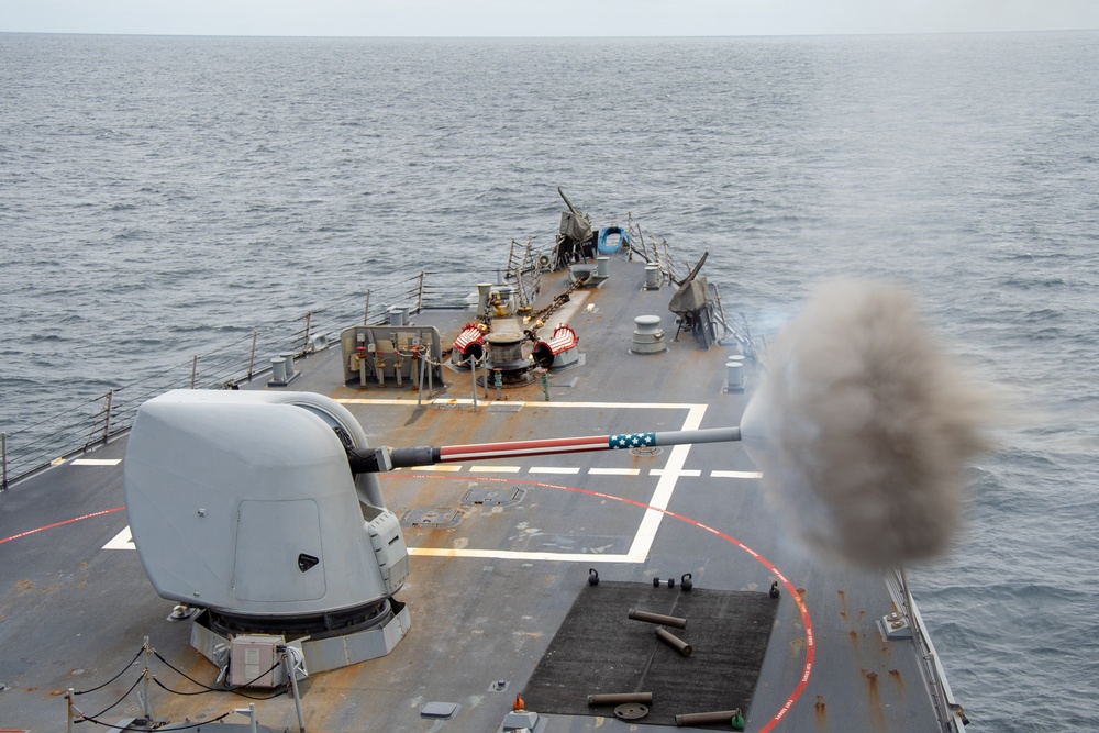 Porter Conducts Live-Fire Exercise