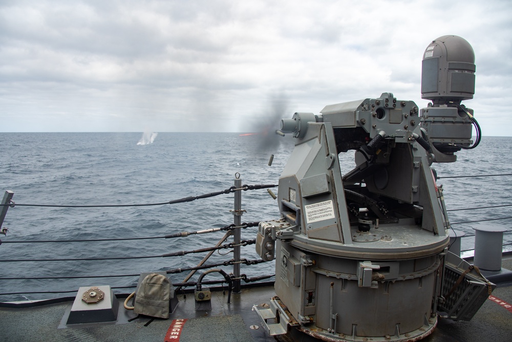 Porter Conducts Live-Fire Exercise