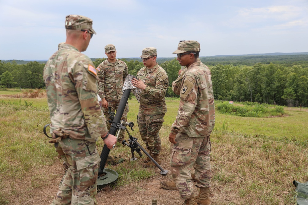 Mortar Events Throughout Annual Training 2024