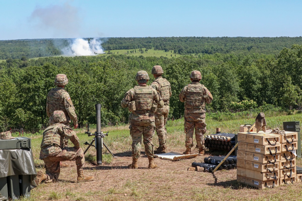 Mortar Events Throughout Annual Training 2024