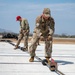 819th RED HORSE Squadron, 635th Materiel Maintenance Squadron civil engineers install crucial MAAS at Festival Aereo Chiclayo 2024