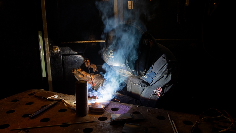 George Washington’s Repair Division Conduct Daily Operations