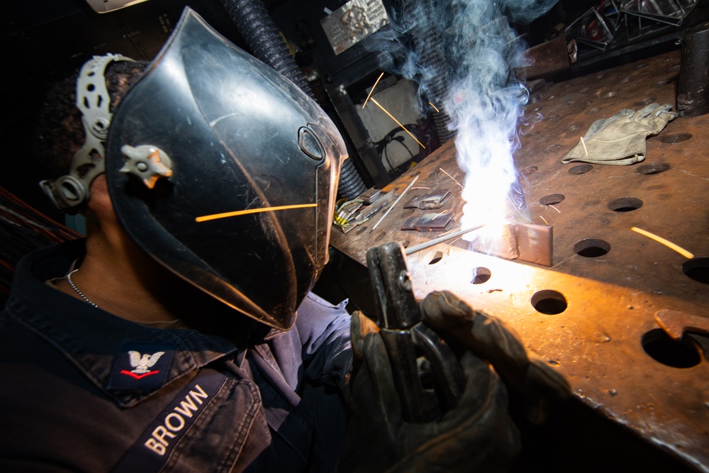 George Washington’s Repair Division Conduct Daily Operations