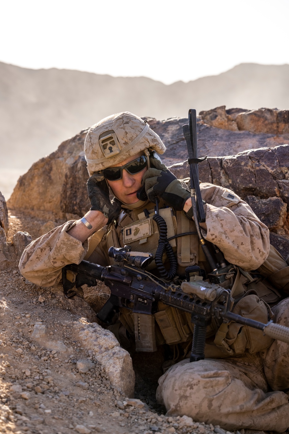 U.S. Marines with 2nd Battalion, 24th Marine Regiment, execute range 400 at ITX 4-24