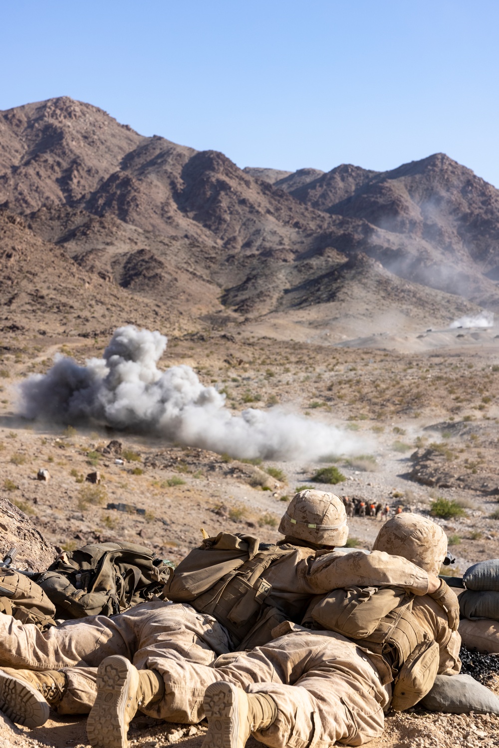 U.S. Marines with 2nd Battalion, 24th Marine Regiment, execute range 400 at ITX 4-24