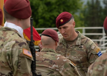 377th PFAR Change of Command