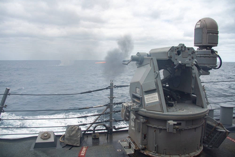 Porter Conducts Live-Fire Exercise