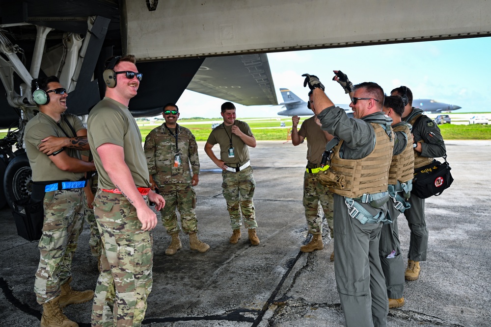 37th Expeditionary Bomb Squadron conducts training mission during BTF 24-6