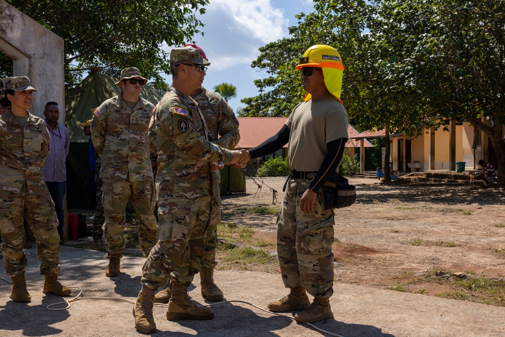 DVIDS - Images - Brig. Gen. visits DbD24 engineer project in Timor ...