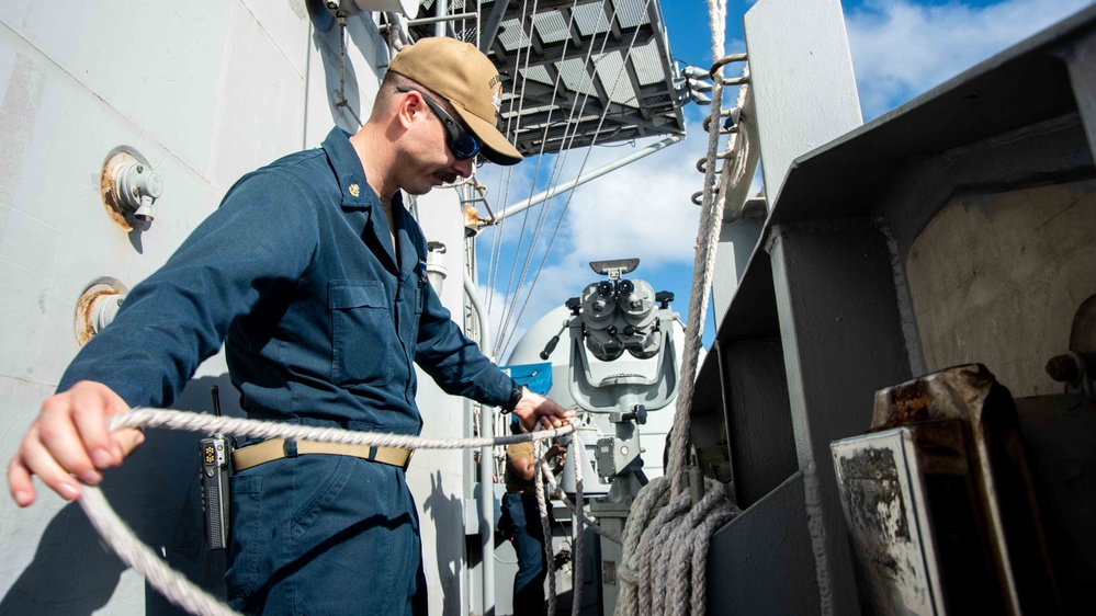 USS Ronald Reagan (CVN 76) arrives in Guam for scheduled port visit