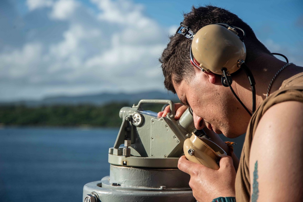 USS Ronald Reagan (CVN 76) arrives in Guam for scheduled port visit