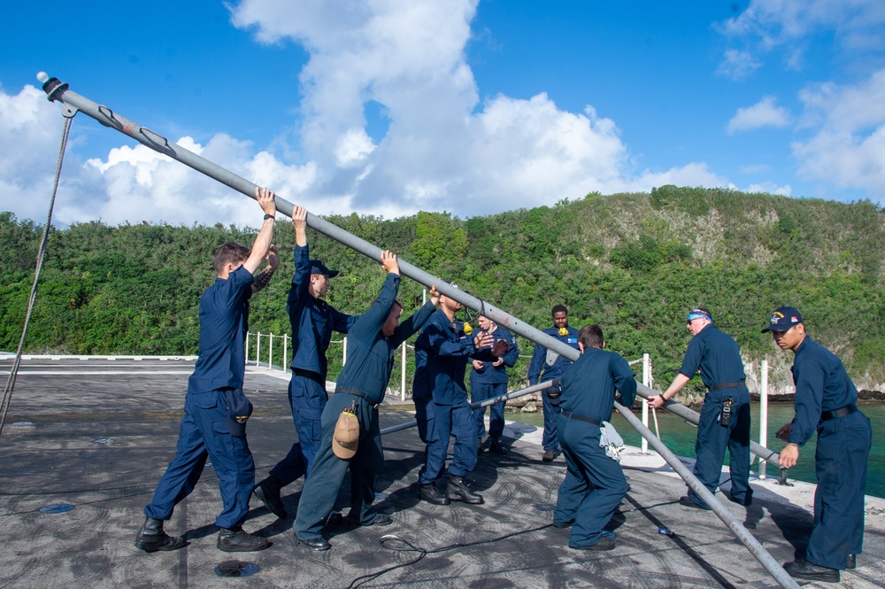 USS Ronald Reagan (CVN 76) arrives in Guam for scheduled port visit