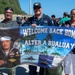 USS Ronald Reagan (CVN 76) Sailors greet family on the pier after arriving at Naval Base Guam for scheduled port visit