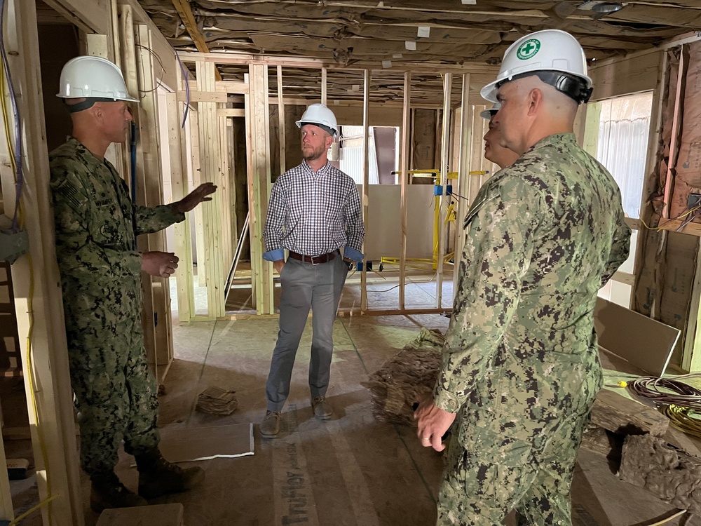 NMCB 25 and SWIF hold an open house for distinguished visitors at SWIF facilities