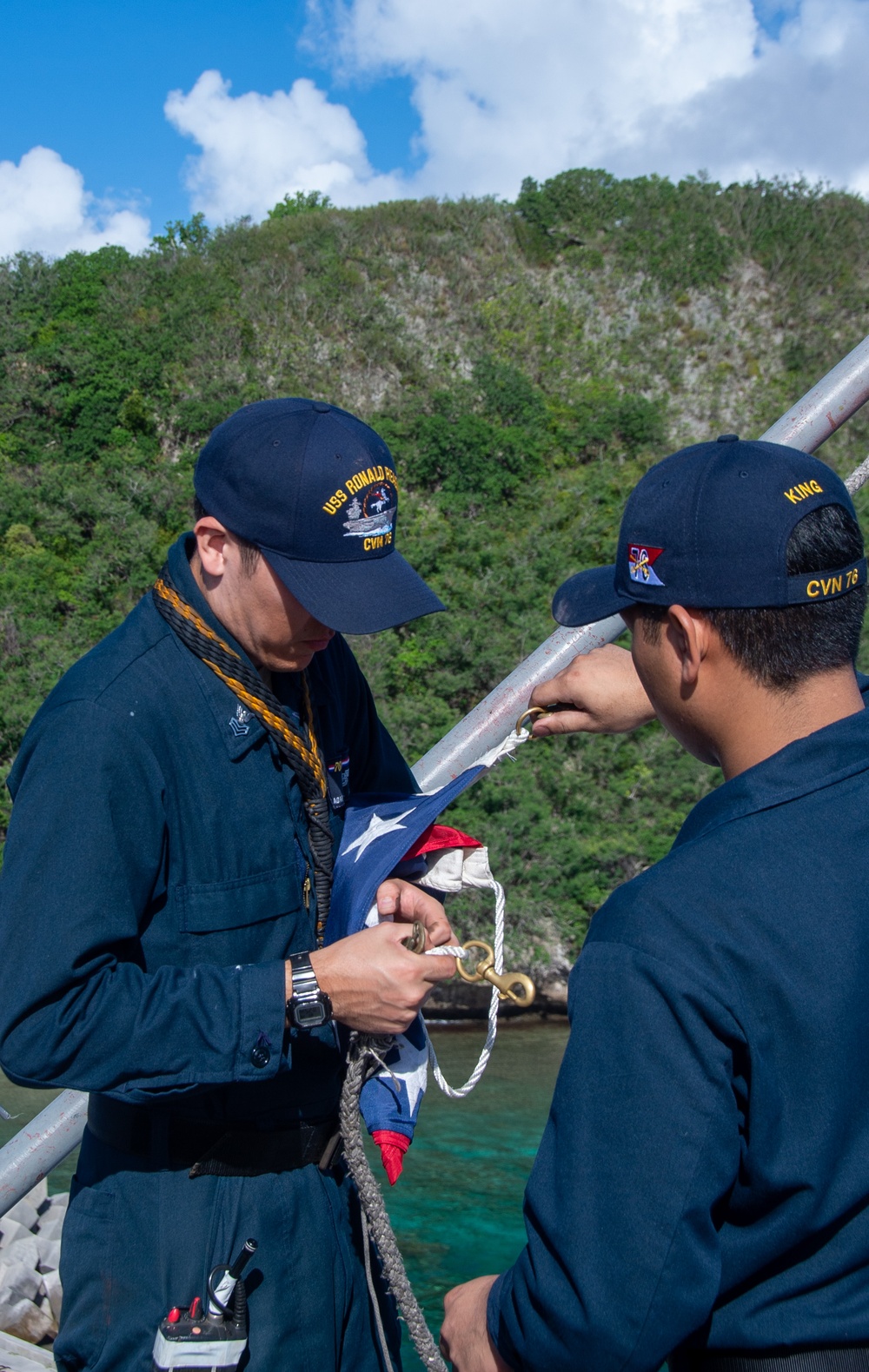 USS Ronald Reagan (CVN 76) arrives in Guam for scheduled port visit